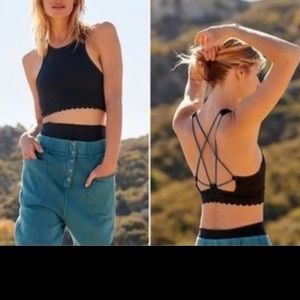 FREE PEOPLE Movement Pinky Promise Bra Top